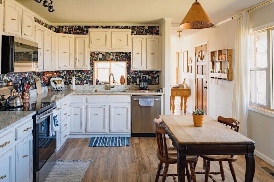 Fully stocked kitchen
