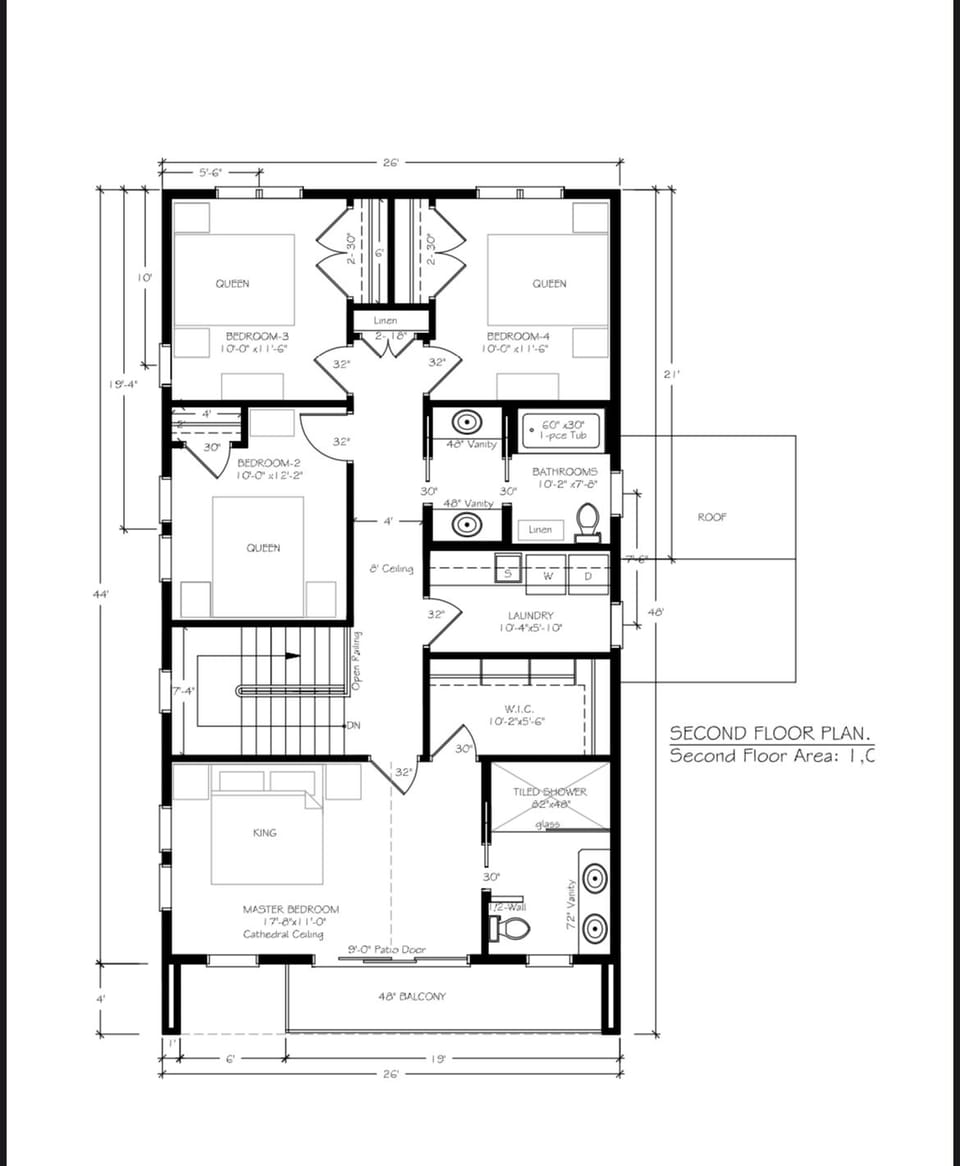 Second floor plan