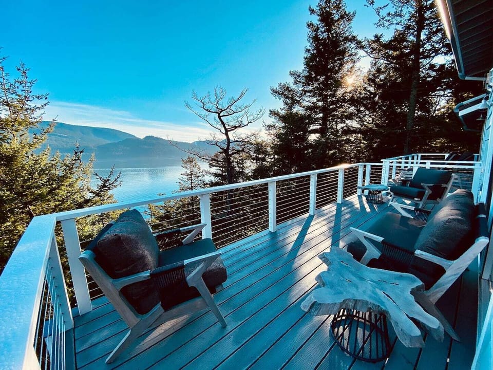 Amazing views of the surrounding East Sound and Crescent Beach area.  