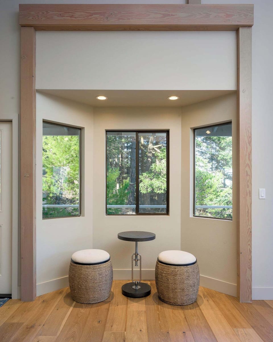Kitchen nook for early coffee...