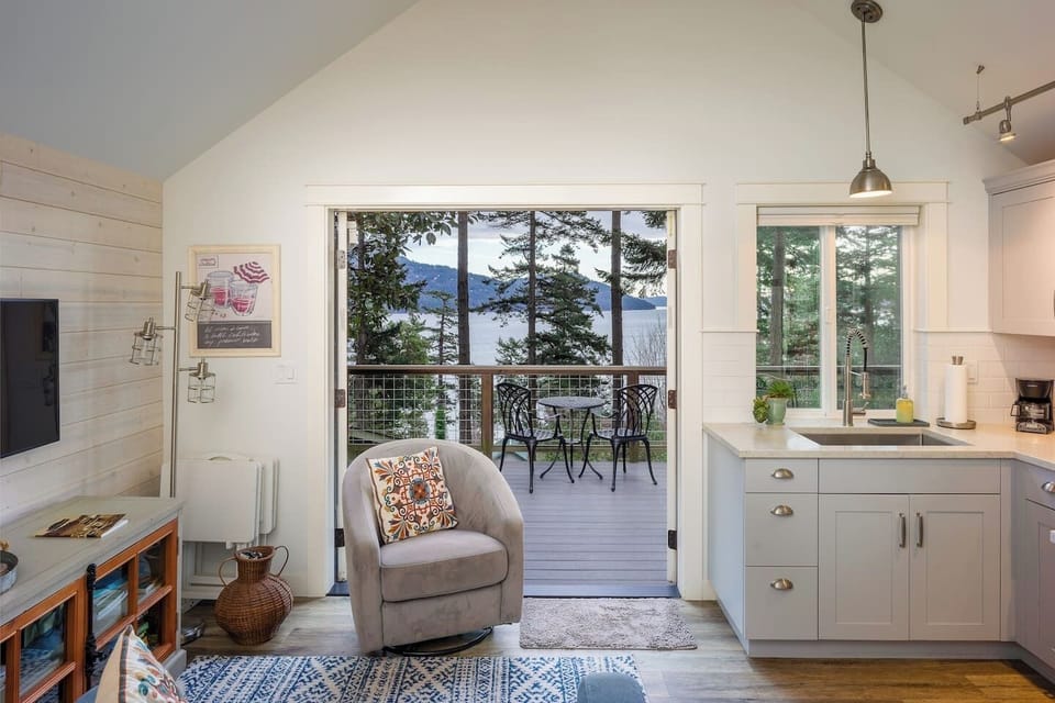 French doors bring the outdoors in!