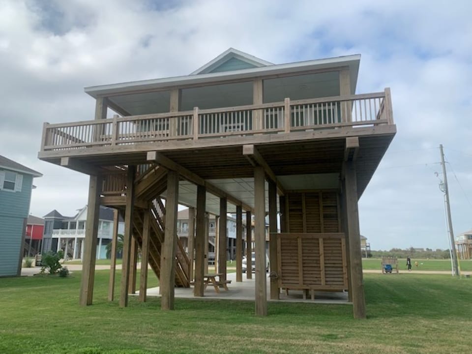 View of home facing the Gulf of Mexico