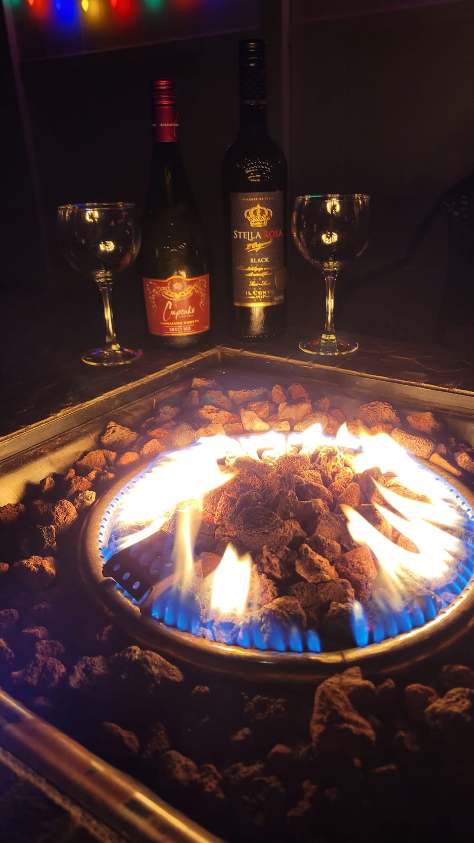 firepit on