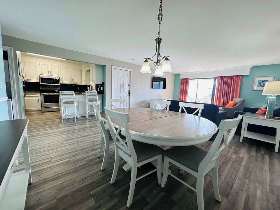 Gather in the convenient dining area for a family meal