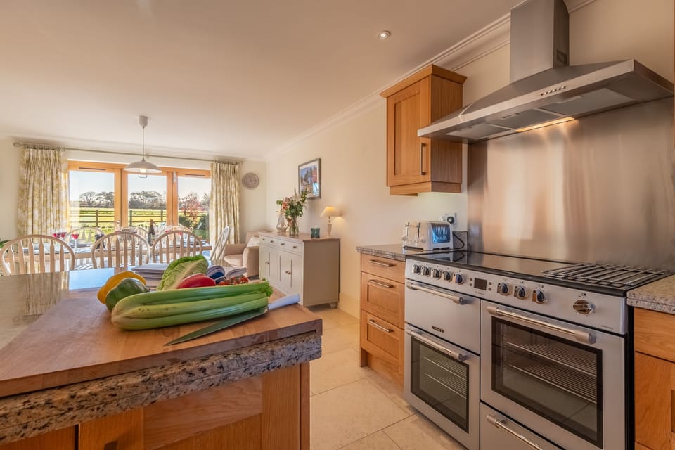 Ground floor: Looking from the kitchen to the dining area