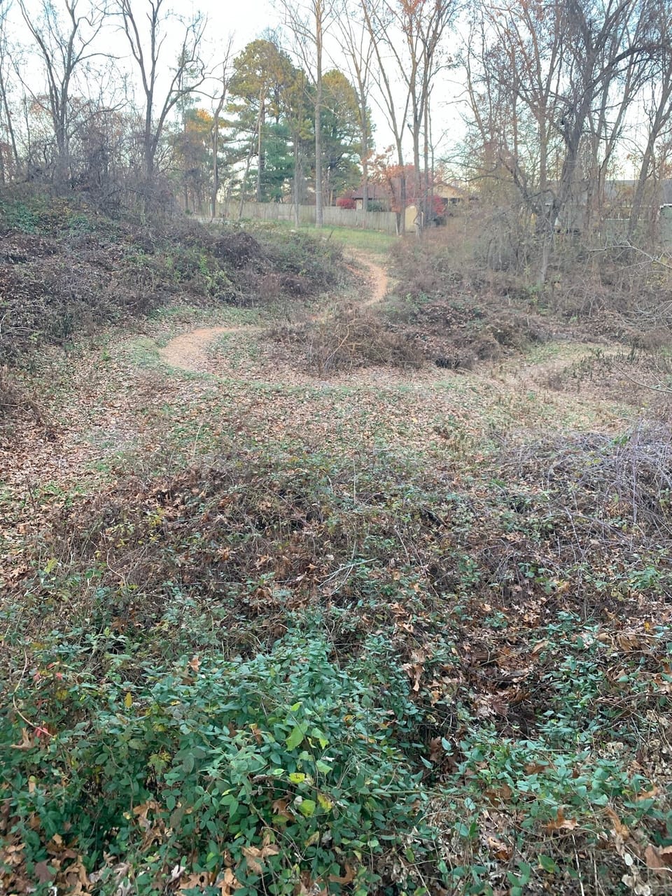 Trail access from backyard