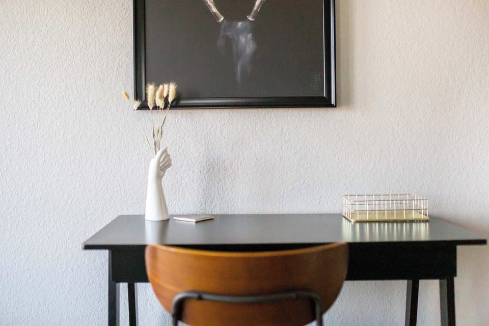 This lovely home is filled with new, modern furnishings. 