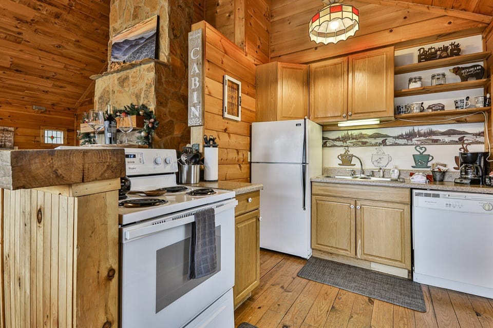 The kitchen/dining area/bar…the place for a great meal with loved ones!