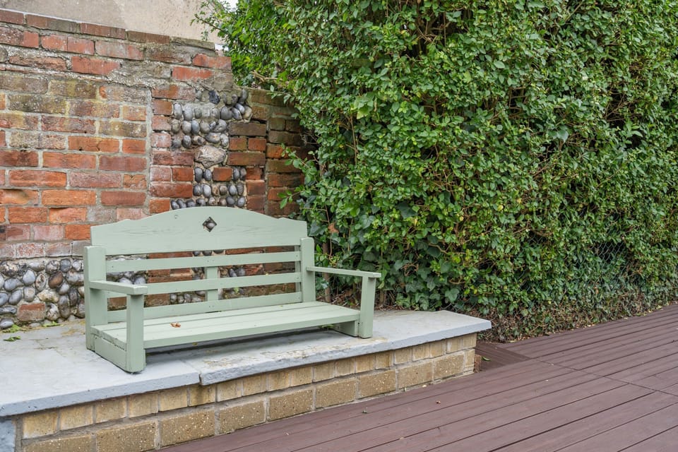 Extra seating in garden