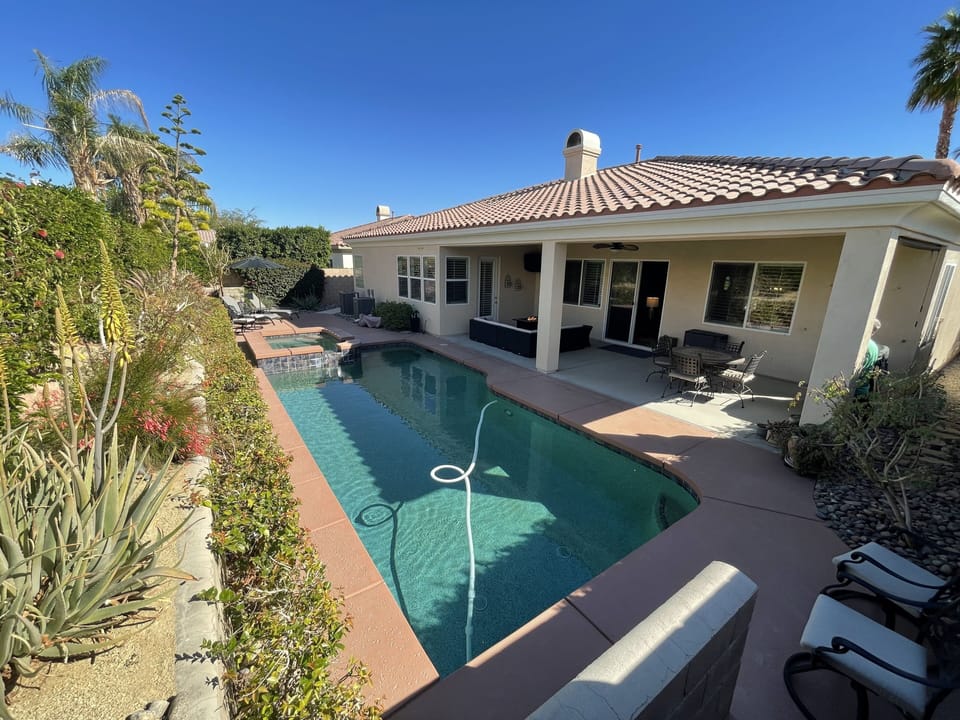 Enjoy a dip in the private pool