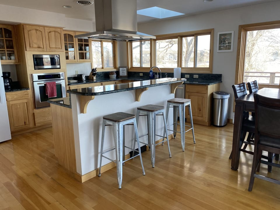 Kitchen and dining room