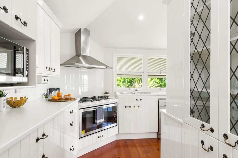 Modern Kitchen With Custom Built Bench Space