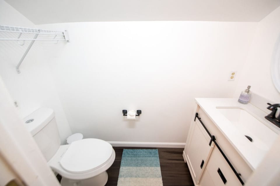 Half bathroom upstairs Luxe side