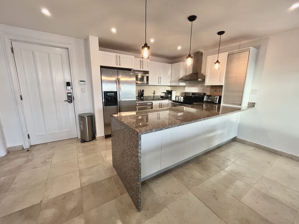 fully stocked kitchen