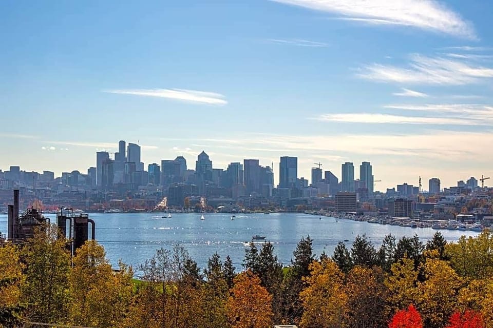 Lake Union and downtown from Wallingford.