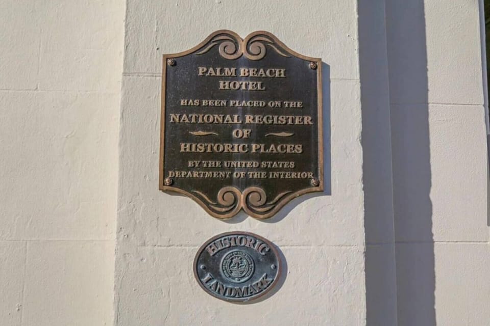 On the National Register of Historic Places - The Palm Beach Hotel.