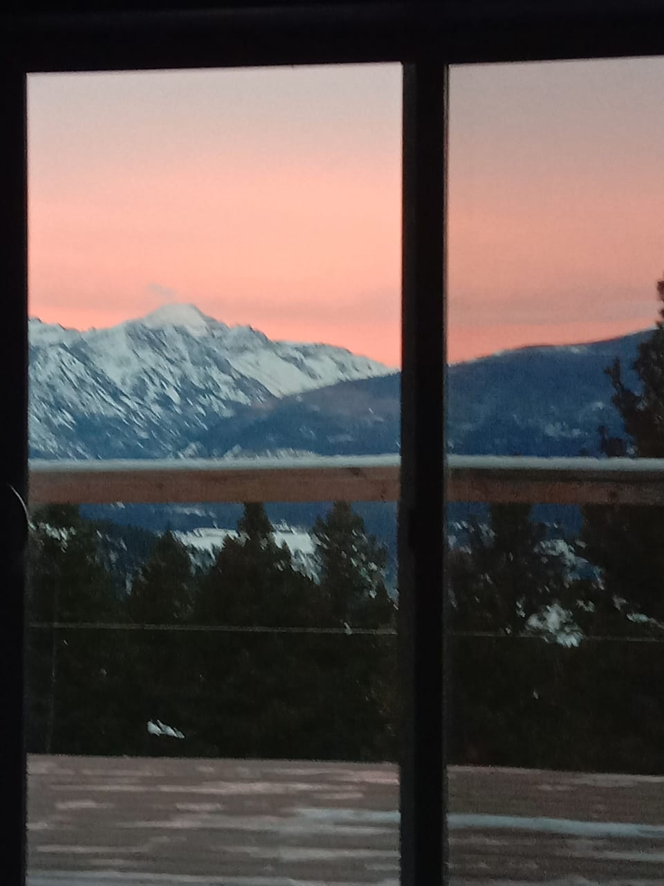 sunrise from bed
