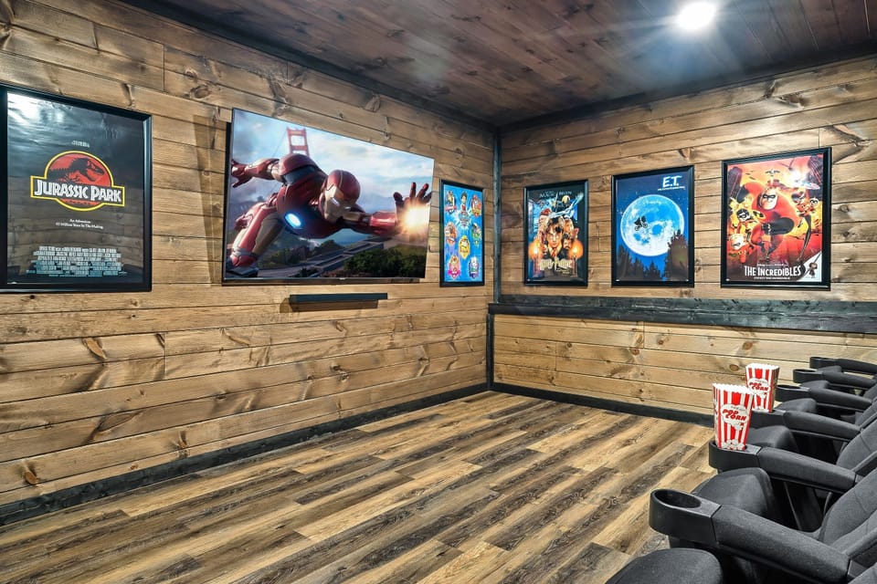 Feel like you are at the movies in the private theater with an 85" Smart TV.