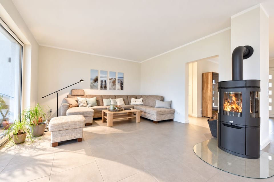 Inselhaus Carla - pure luxury in a quiet location - infrared cabin - fireplace House in Heringsdorf