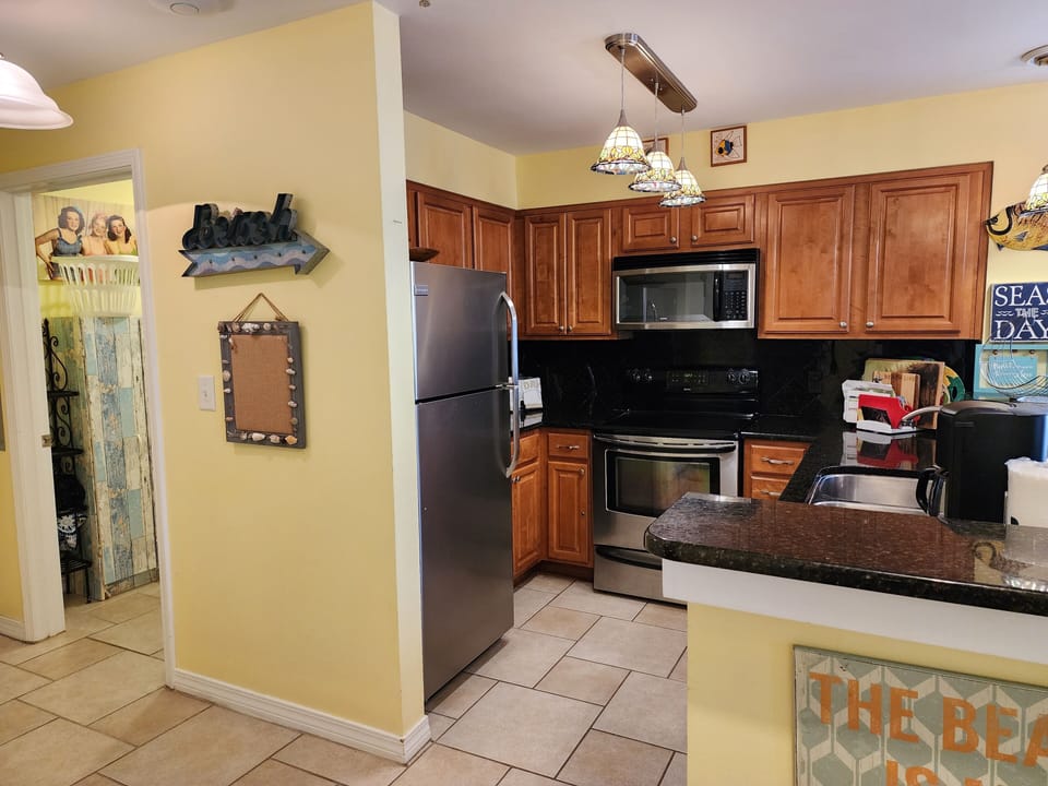 Full Kitchen with Coffee Maker