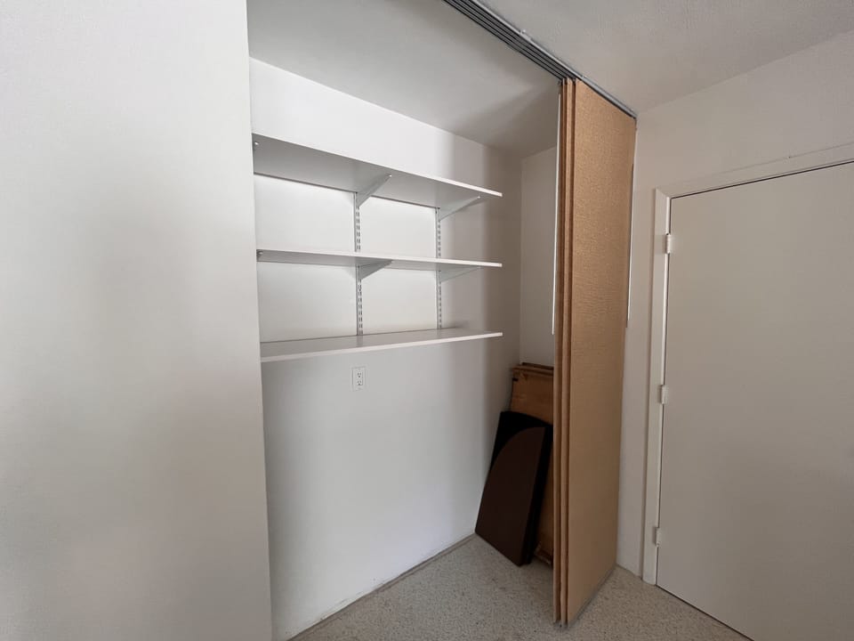 2 queen suite closet detail (leaves for dining table to expand)