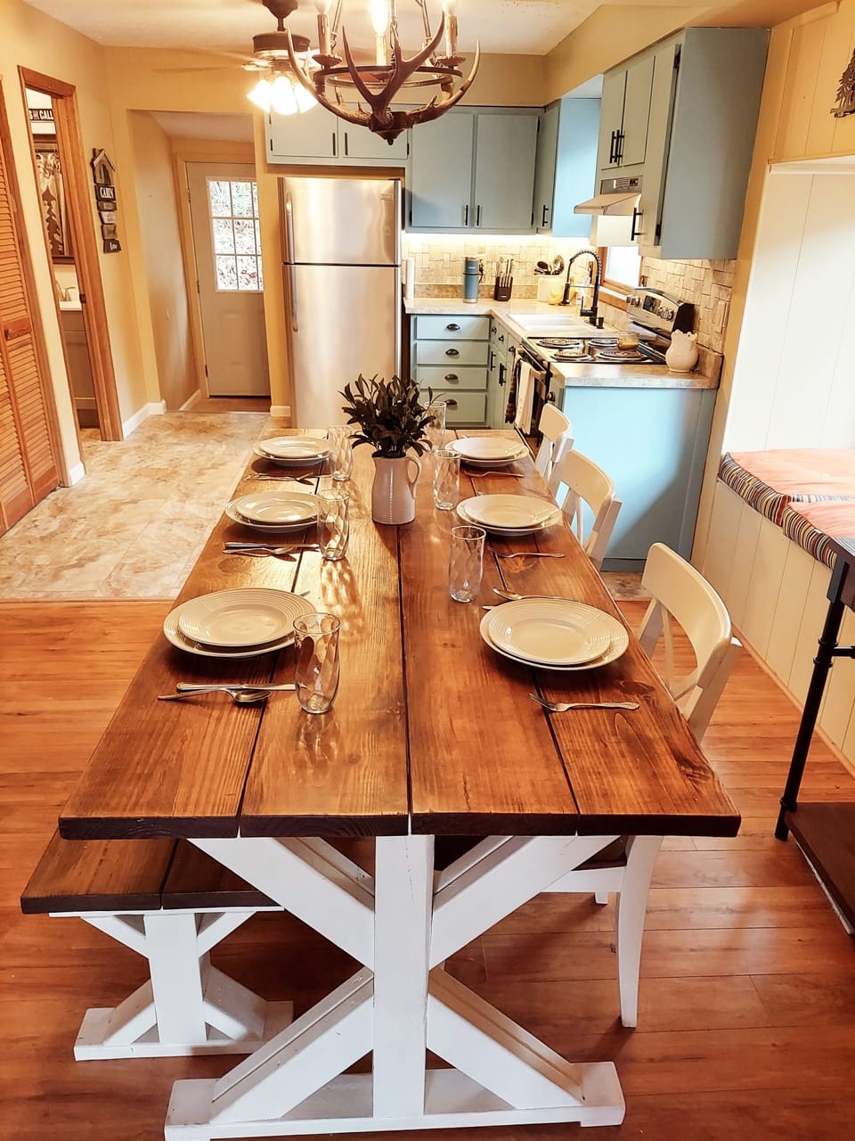 Farmhouse Dining Table, Gather Around!
