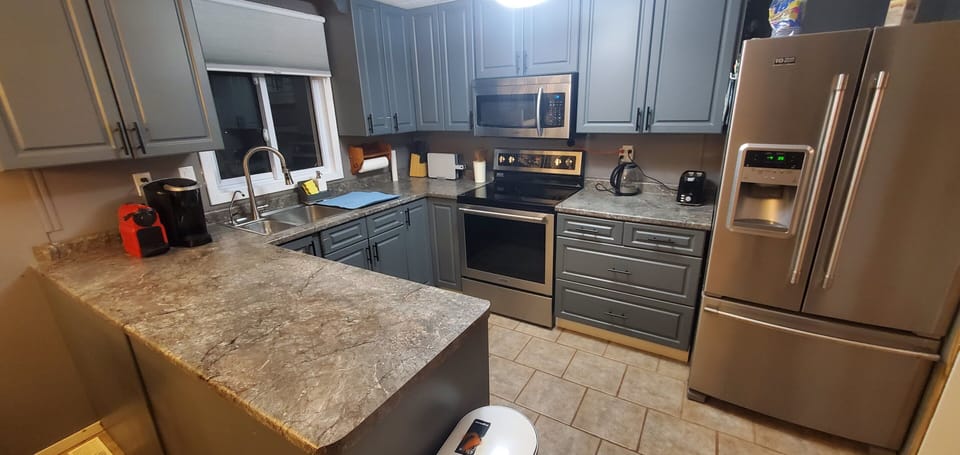 Fully stocked kitchen