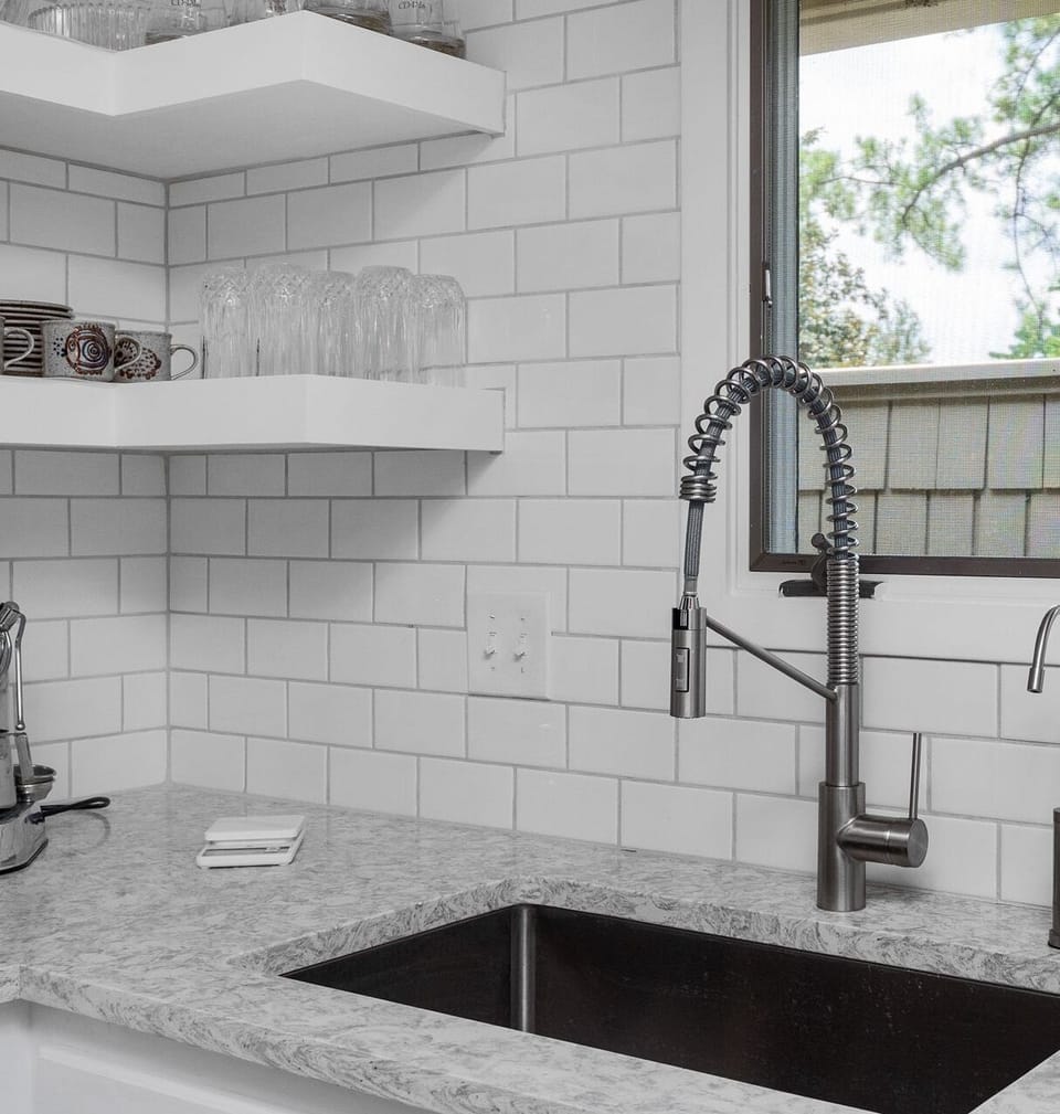 Reverse Osmosis water faucet for great tasting water.