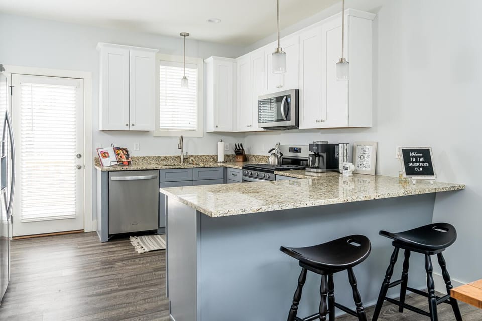 Full functioning kitchen.