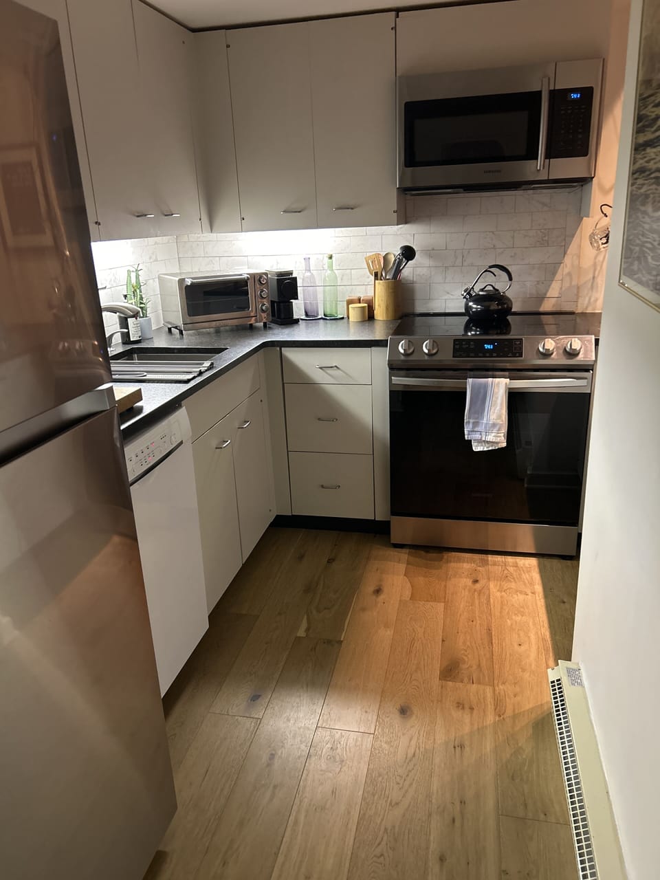 Small but well appointed kitchen