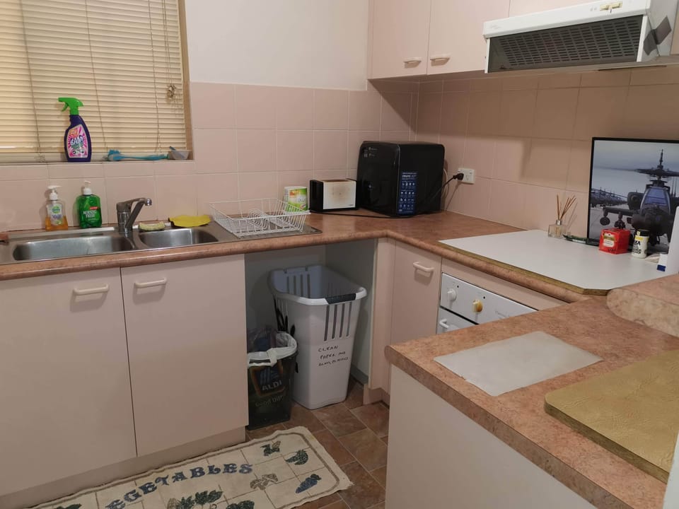 clean meal prep area