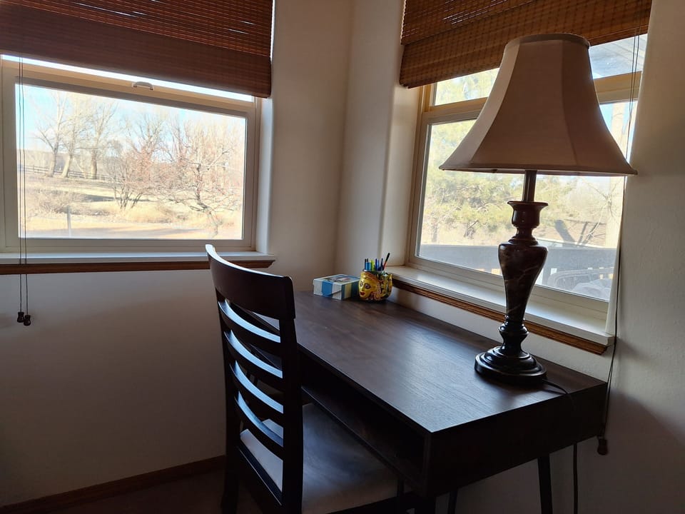 Desk area to enjoy work and view in Master bedroom