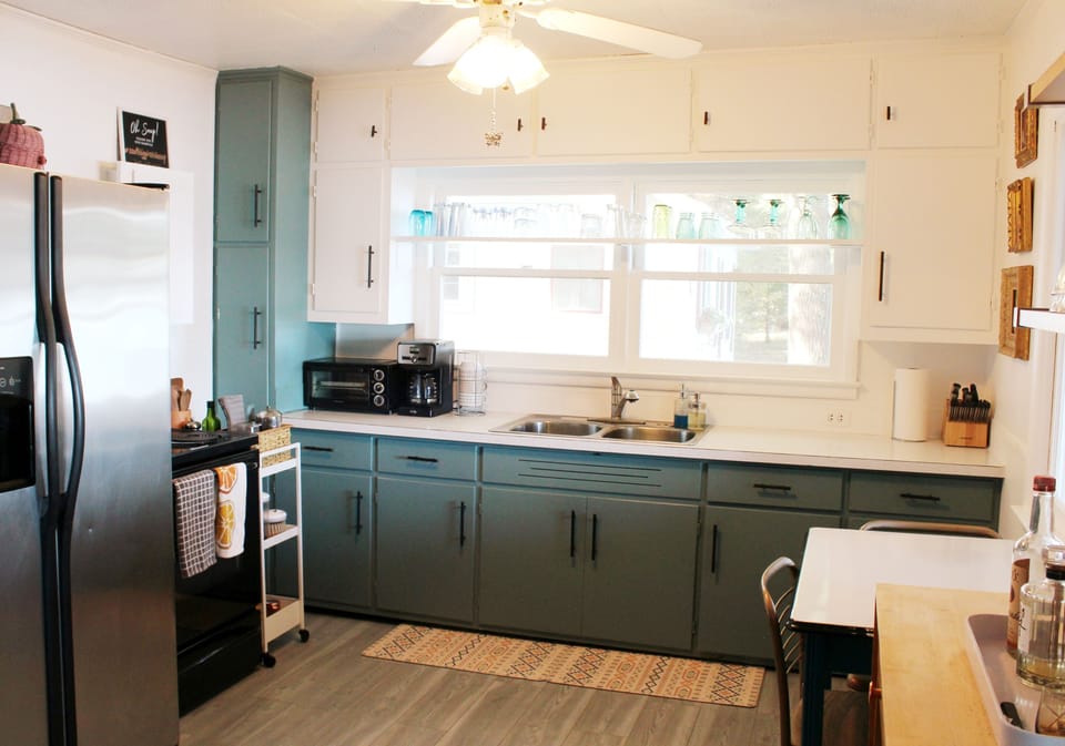 fully stocked kitchen