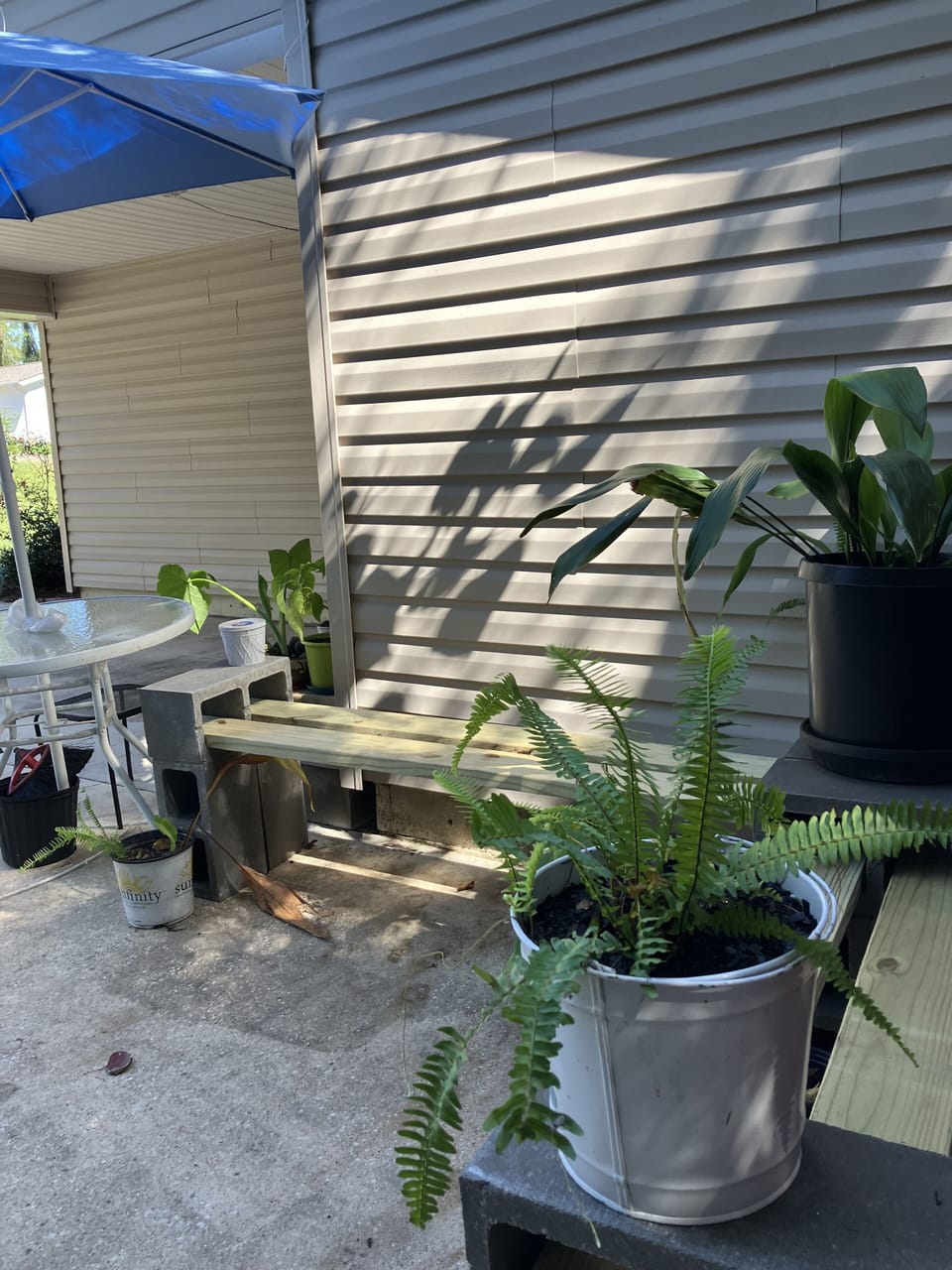Outside sitting area