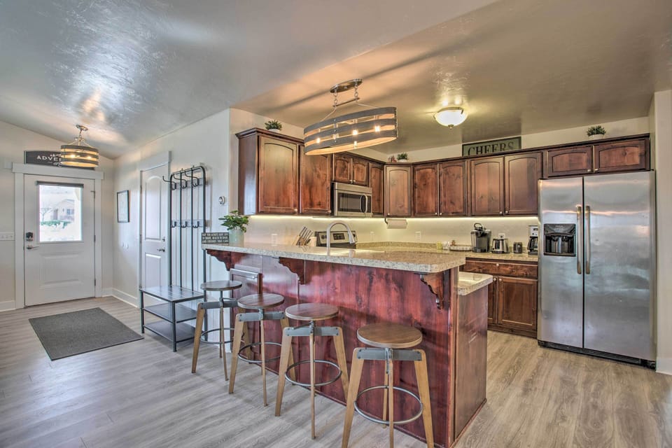 Kitchen | Fully Equipped | Stainless Steel Appliances