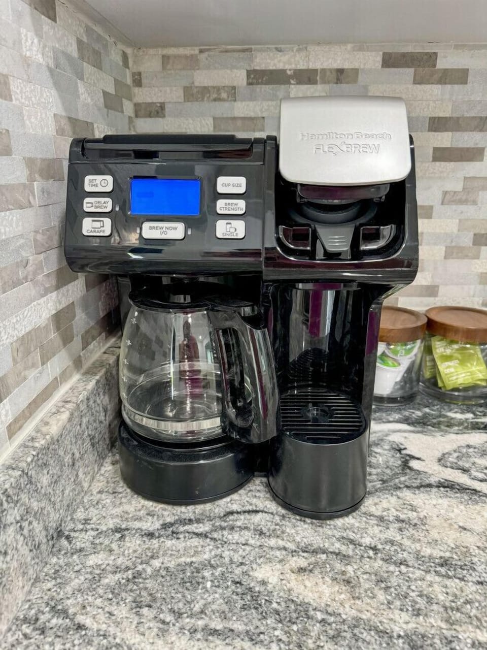Dual coffee machine