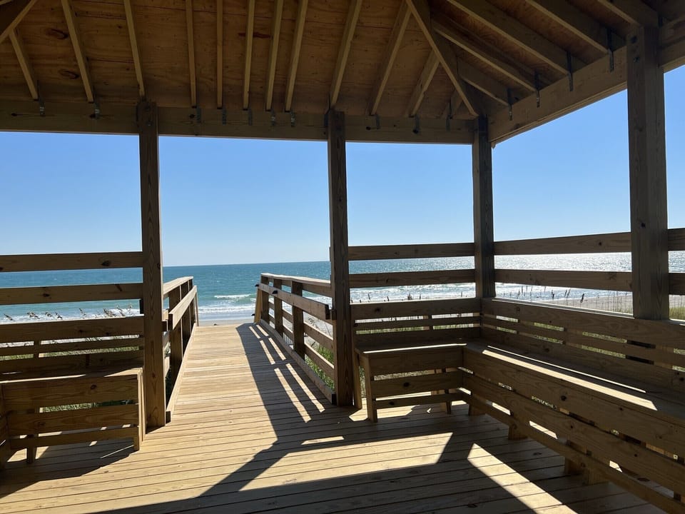 Entranceway to the beach!