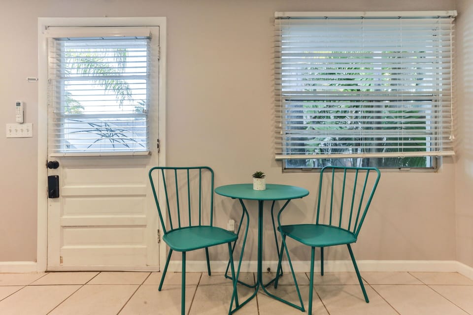 Mother-Daughter Unit: Bistro Table and seating.