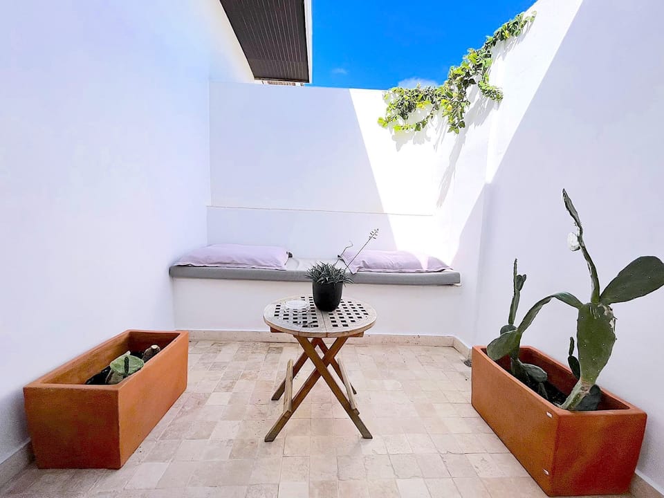 Private patio