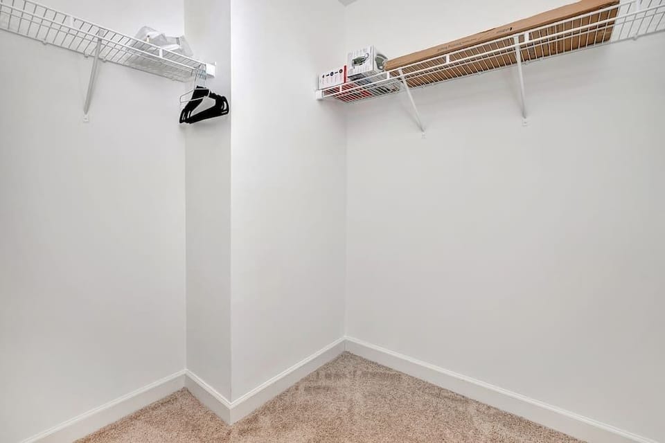 Large walk in closet.