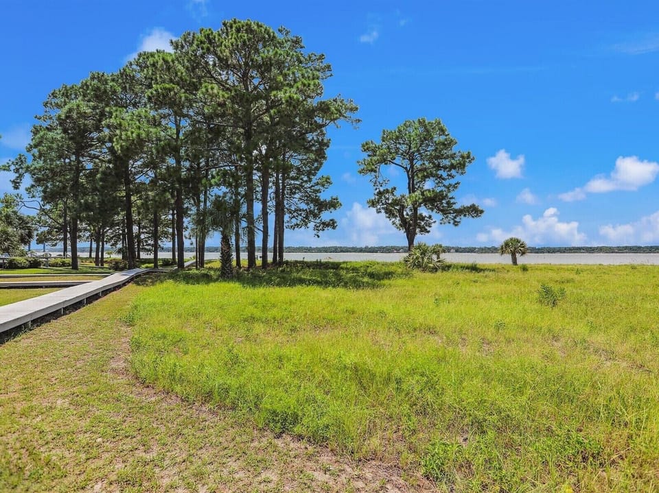 Boardwalk off Deck Down to the Beach at 15 Lands End