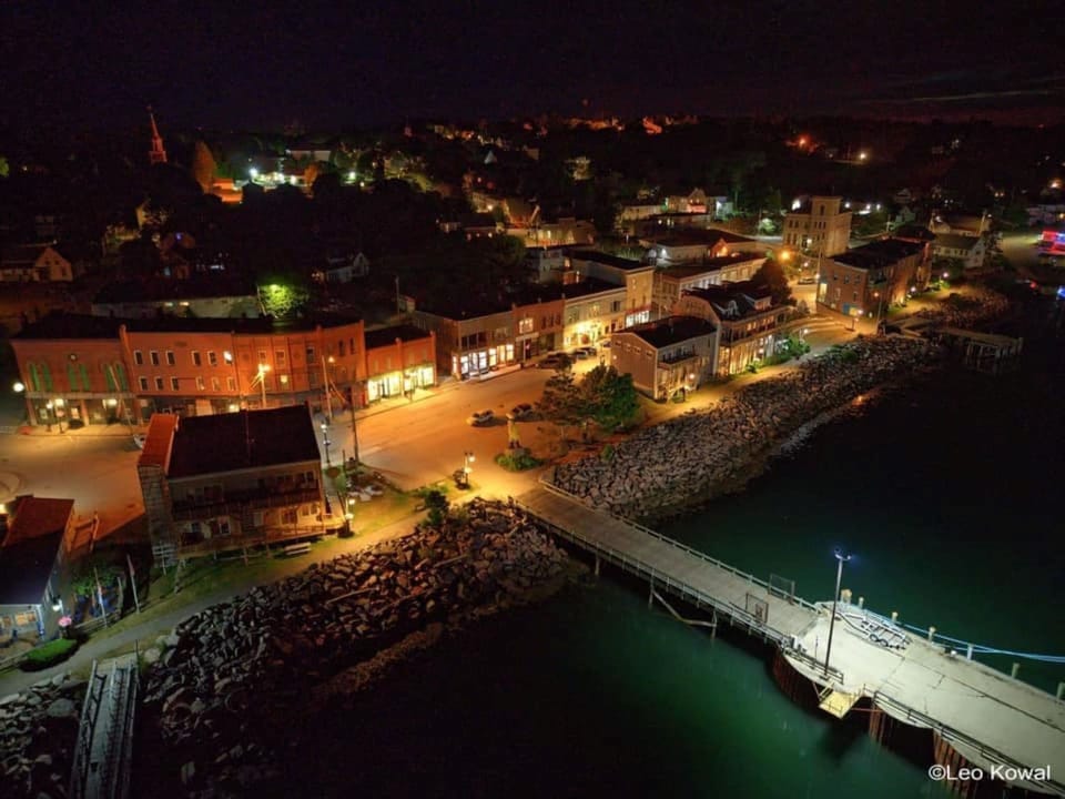 Black Pearl is right across the street from pier, center of town.