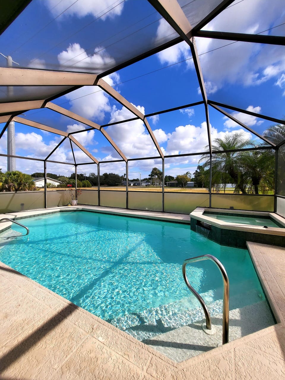 Private Heated Pool and Spa.
