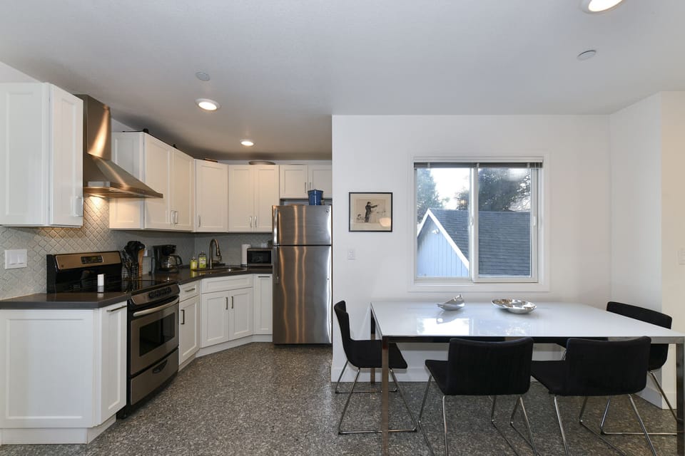 Kitchenette and dining lower level
