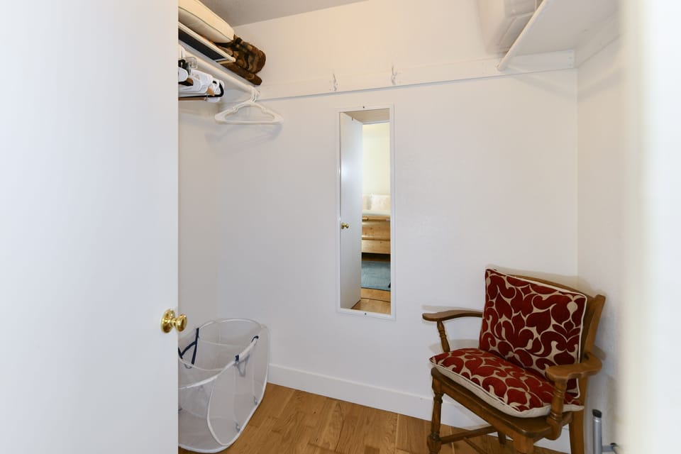 Master walk in closet