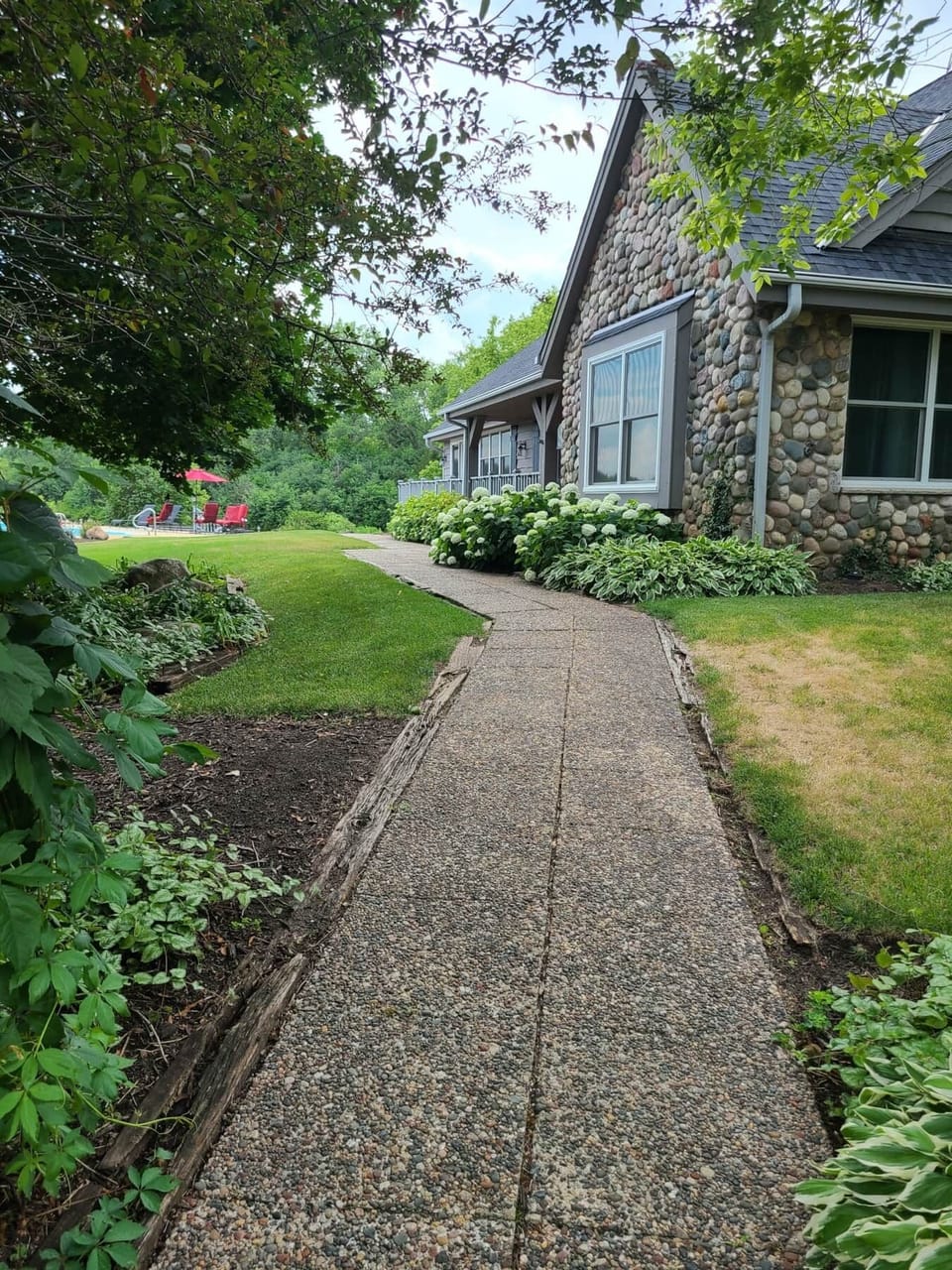 Walk to the front door