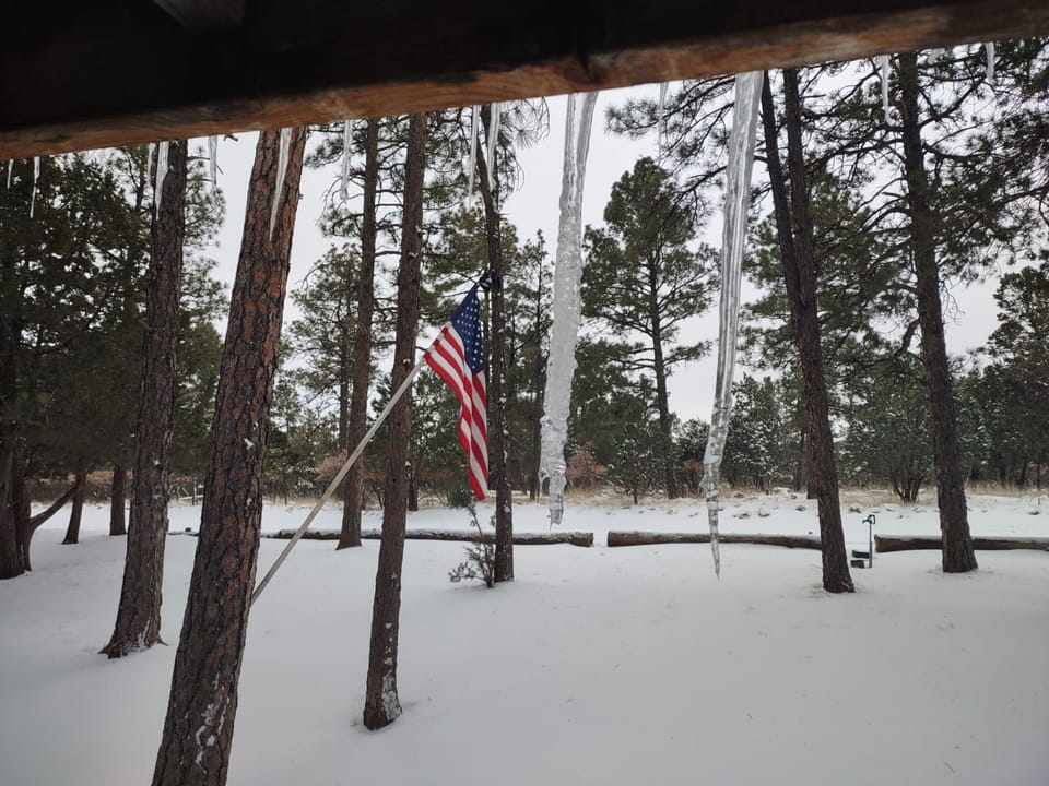 God's blessing of snow