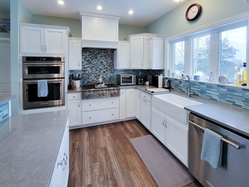 Chef's Kitchen - overlooks Creek