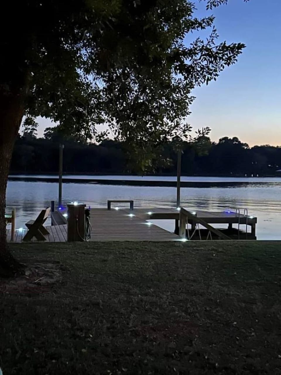 Brand new pier and boat dock.