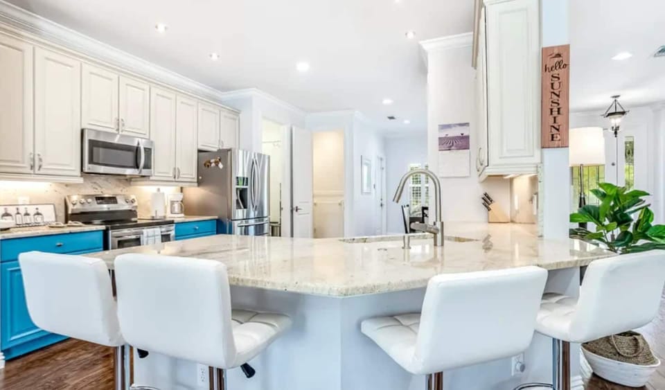 Kitchen with Island Seating.